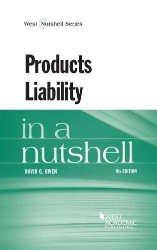 Products Liability in a Nutshell Nutshells Doc