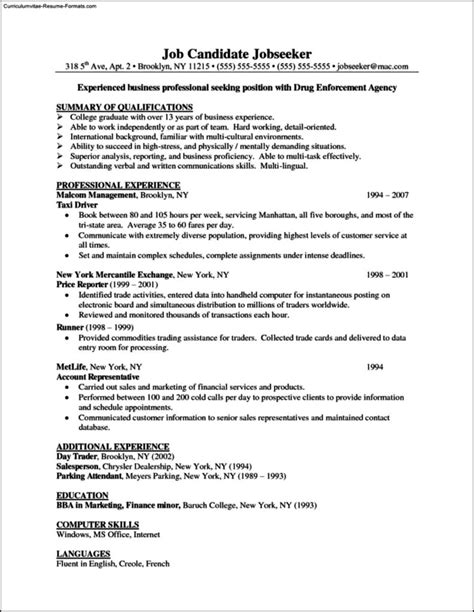 Professional Business Resume Template