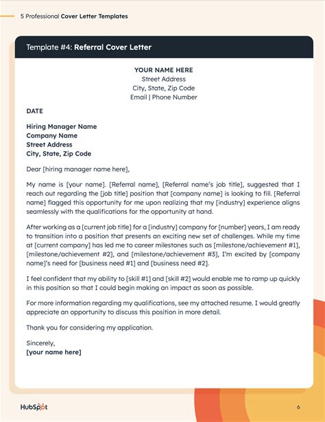 Professional Cover Letter Templates