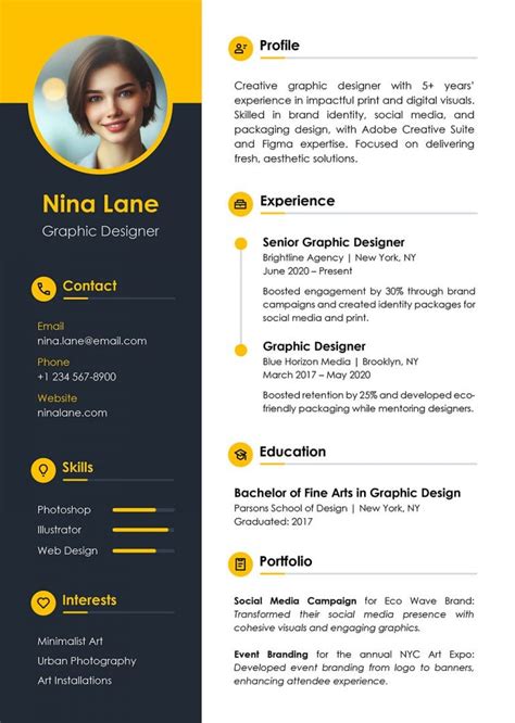 Professional Modern Resume Template