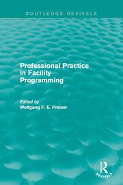 Professional Practice in Facility Programming Ebook PDF