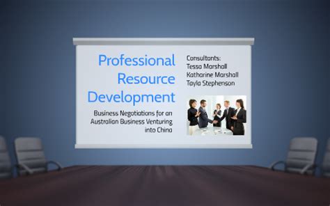 Professional Resource Development Doc