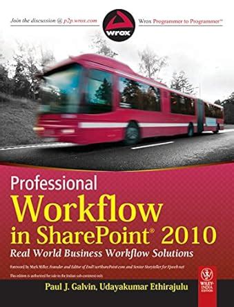 Professional Workflow in SharePoint 2010 Real World Business Workflow Solutions Kindle Editon