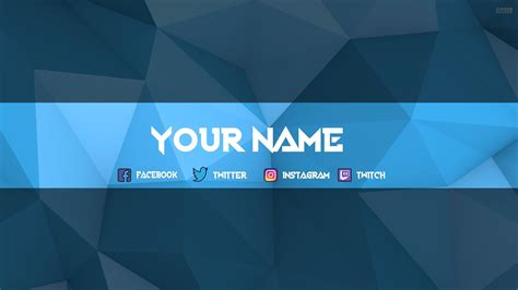Profile Banner Twitch Template