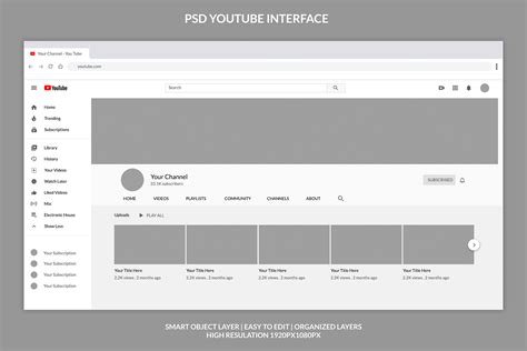 Profile Picture Youtube Template