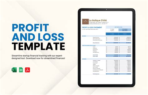 Profit And Loss Template Free Download