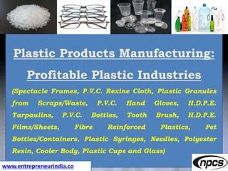 Profitable Plastic Industries PDF