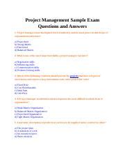 Program Manager Questions And Answers PDF