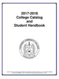 Program Map 2018 2019 College Credit Catalog Acc