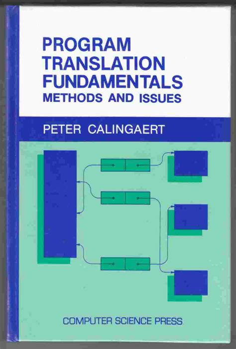 Program Translation Fundamentals Methods and Issues Doc