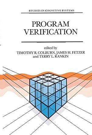 Program Verification Fundamental Issues in Computer Science 1st Edition Doc