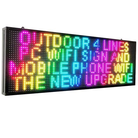 Programmable LED signs