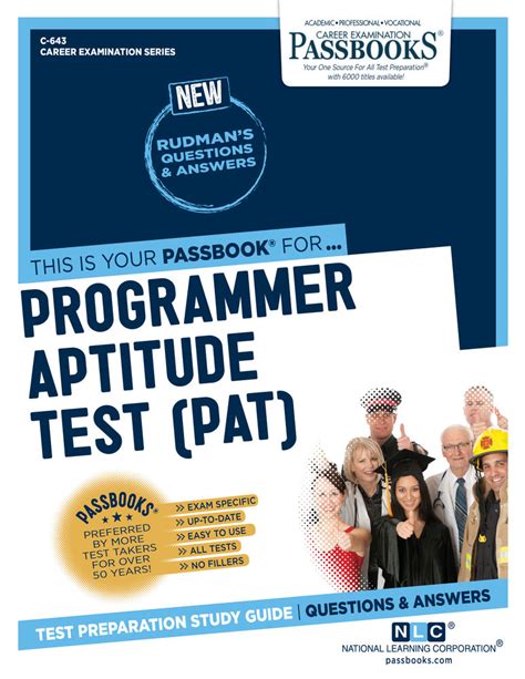 Programmer Aptitude Test PATPassbooks Career Examination Passbooks Reader