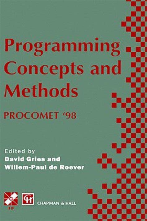 Programming Concepts and Methods Procomet 98 1st Edition Kindle Editon