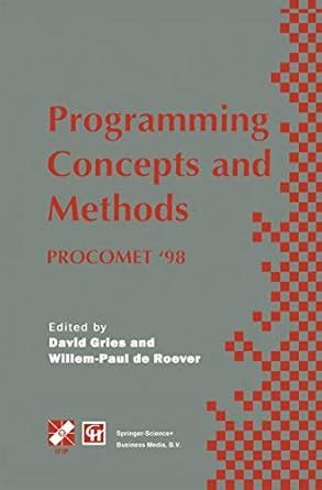 Programming Concepts and Methods Procomet 98 1st Edition Kindle Editon