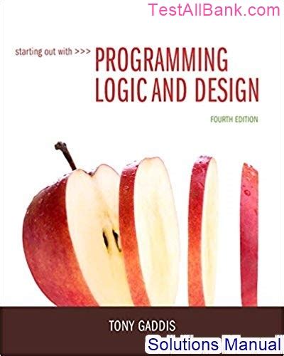 Programming Logic Design Gaddis Solutions Epub