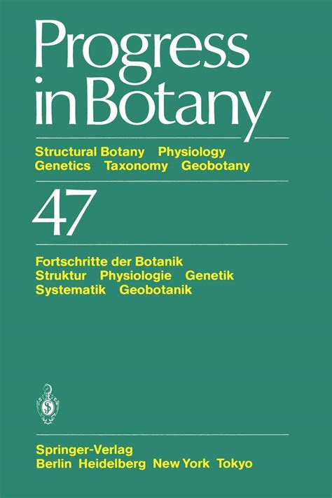 Progress in Botany 61 1st Edition Kindle Editon