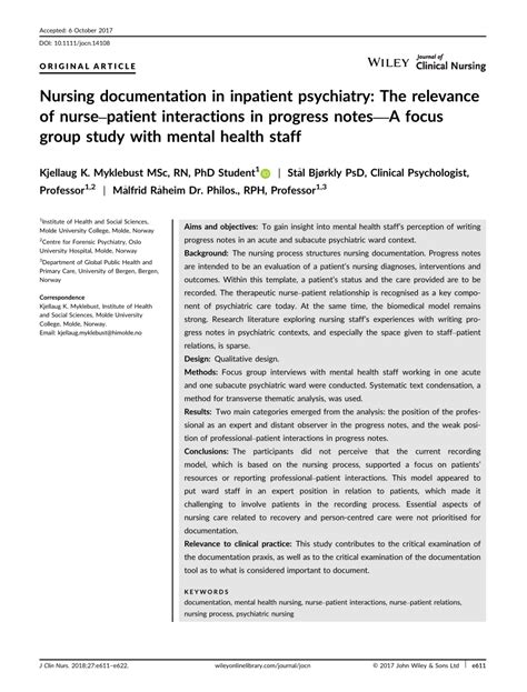 Progress in Clinical Psychiatry Epub