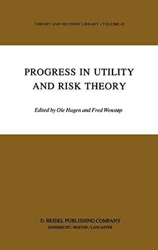 Progress in Decision, Utility and Risk Theory 1st Edition Epub