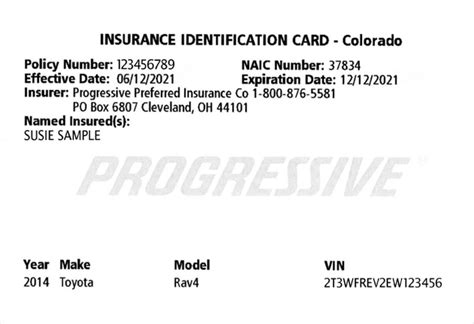 Progressive Auto Insurance Card: Your Pocket ID for Comprehensive Protection