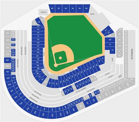 Progressive Field Seating Chart With Rows