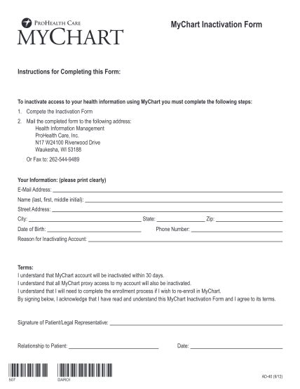 Prohealthcare My Chart