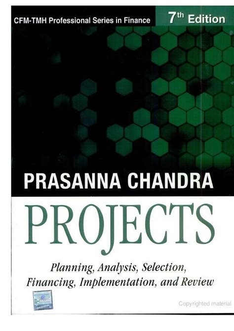 Project By Prasanna Chandra 7th Edition Solutions PDF