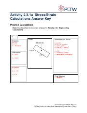 Project Lead The Way Activity Answer Key Reader