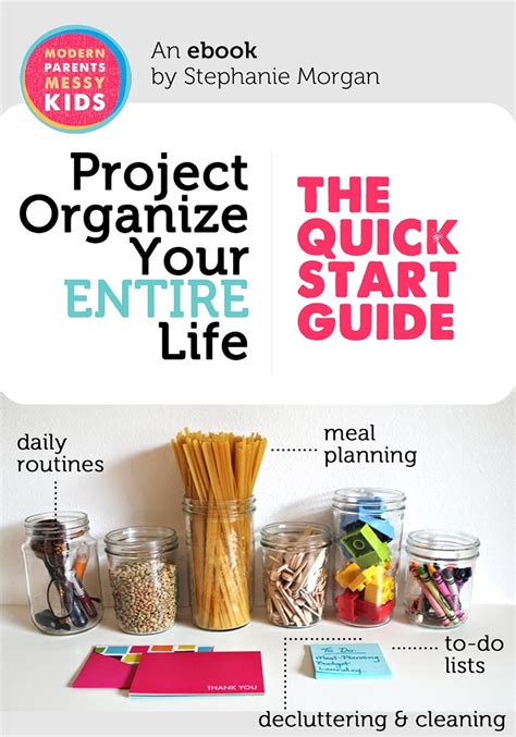 Project Organize Your ENTIRE Life:  The Quick Start Guide Ebook PDF