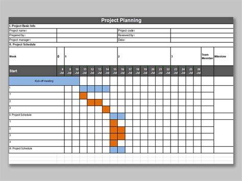 Project Plan Xls Template