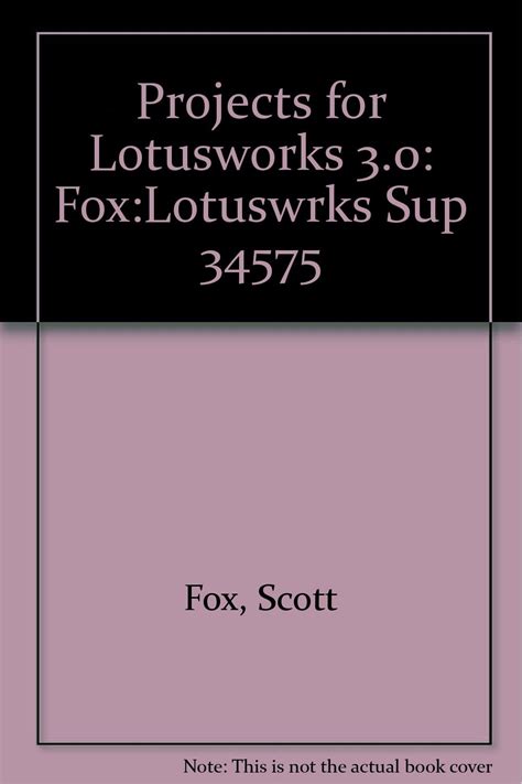 Projects for Lotusworks 30 FoxLotuswrks Sup 34575 Doc