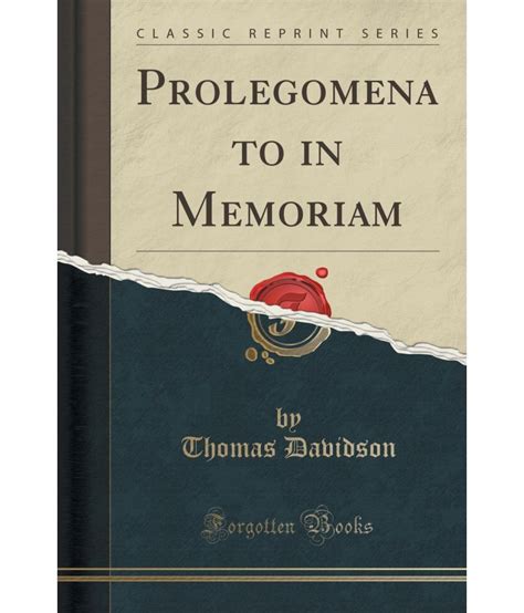 Prolegomena to In memoriam PDF