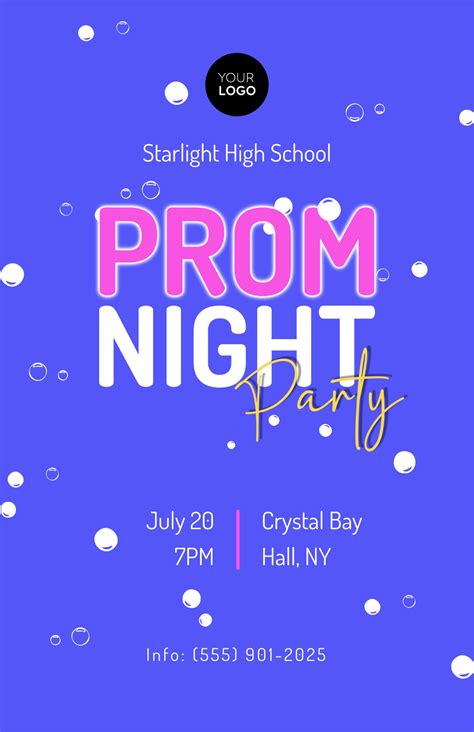Prom Poster Template