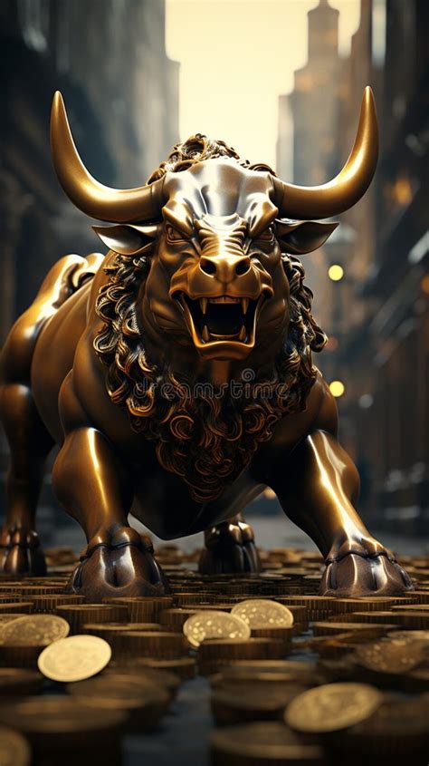 Prominent bull imagery: