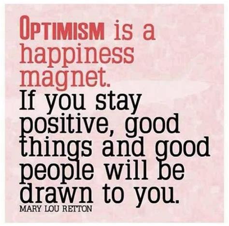 Promote positivity and optimism: