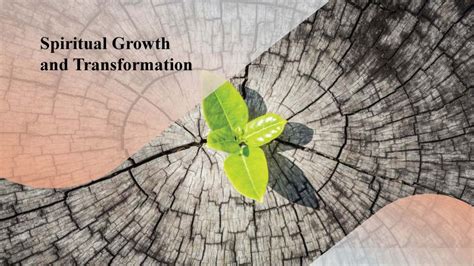 Promote spiritual growth and transformation: