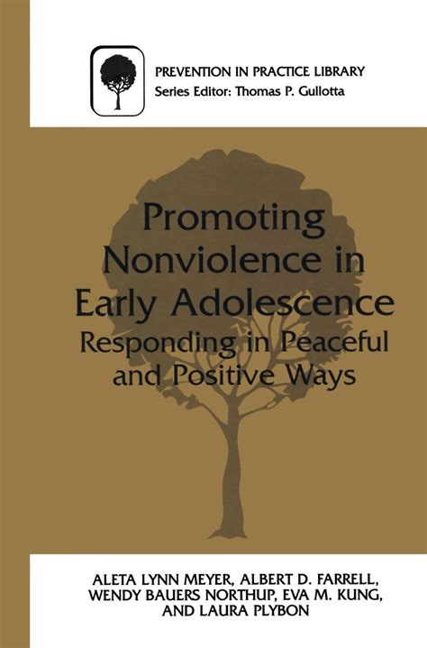 Promoting Non-Violence in Early Adolescence Responding in Peaceful and Positive Ways Kindle Editon