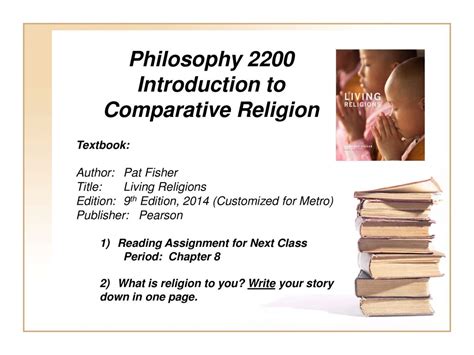 Promotion of Comparative Religion and Philosophy: