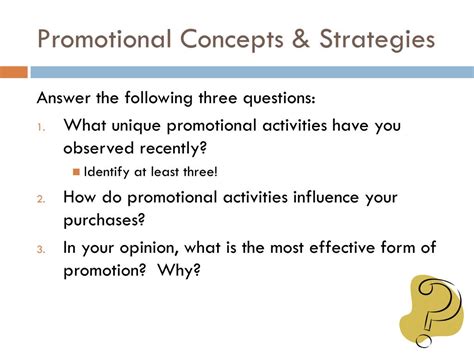 Promotional Concepts And Strategies Answers Epub