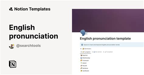 Pronunciation Of Template