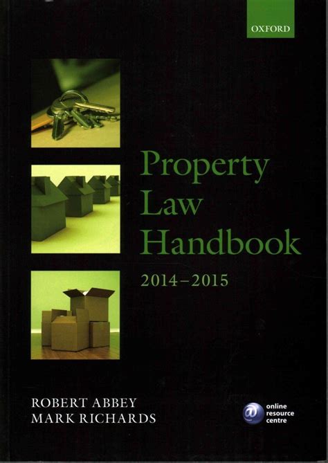 Property Law Handbook 2014-2015 Blackstone Legal Practice Course Guide PDF