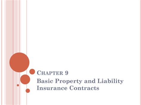 Property and Liability Insurance: The Basics