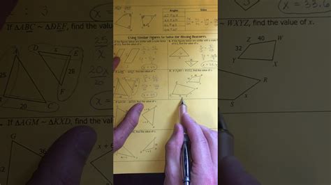 Proportion Similar Figures Answer Key PDF