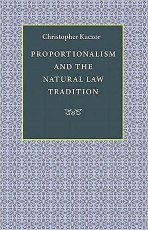 Proportionalism and the Natural Law Tradition Doc