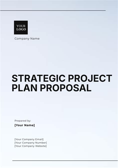 Proposal Plan Template