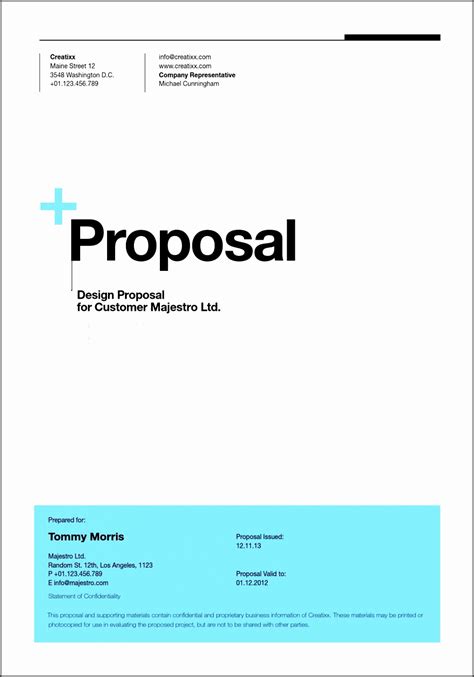 Proposal Template Doc