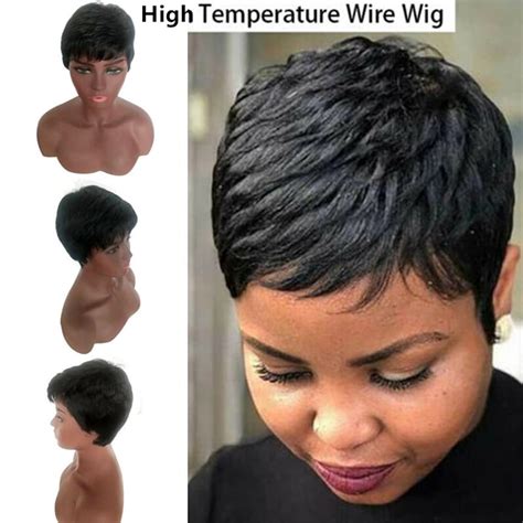 Pros of Black Boycut Wigs: