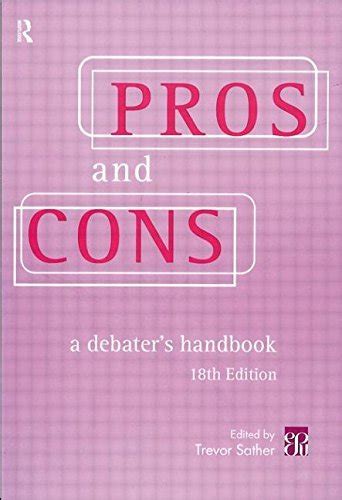 Pros.Cons.The.Debaters.Handbook.18th.Edn Ebook Kindle Editon