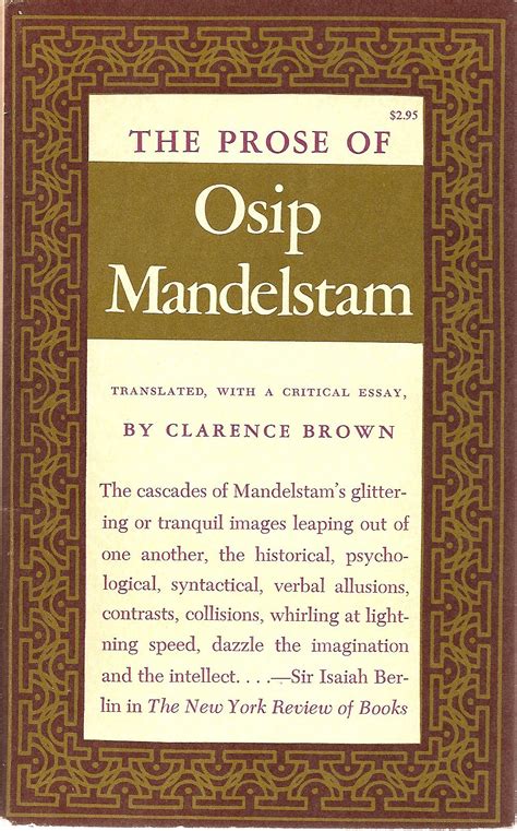 Prose Of Osip Mandelstam Ebook Reader