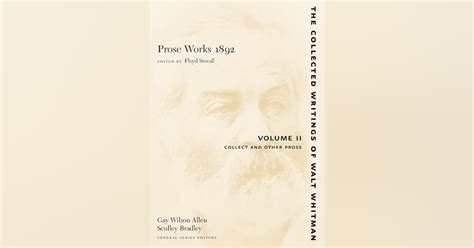 Prose Works 1892: Volume Ii Collect And Other Prose Reader